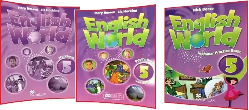 English World 5 Pupil's Book + Workbook + Grammar Practice Book (підручник + робочий зошит + граматика) від компанії Inozemna - фото 1