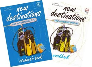 New Destinations Pre-Intermediate A2 Student's Book + Workbook (комплект)