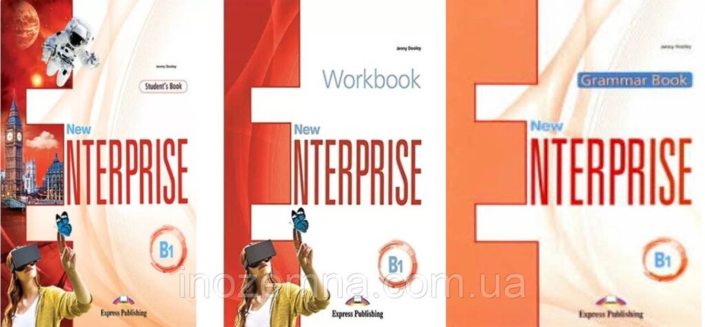 New Enterprise B1 Student's Book + Workbook + Grammar Book (Підручник + зошит + граматика ) від компанії Inozemna - фото 1