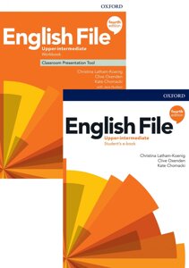 English File 4th Edition Upper-Intermediate Studen's Book + Workbook (комплект)