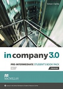 In Company 3.0 Pre-Intermediate B1 student's Book Pack