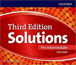 Solutions 3rd Edition Pre-Intermediate Class Audio CDs (3)