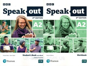 SpeakOut 3rd Edition A2 Student's Book + Workbook (комплект)