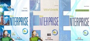 New Enterprise B1+ Student's Book + Workbook + Grammar Book (Підручник + зошит + граматика )