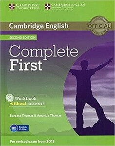 Complete First Second edition WB without answers with Audio CD