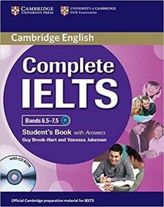 Complete IELTS Bands 6.5-7.5 student's Book with Answers with CD-ROM