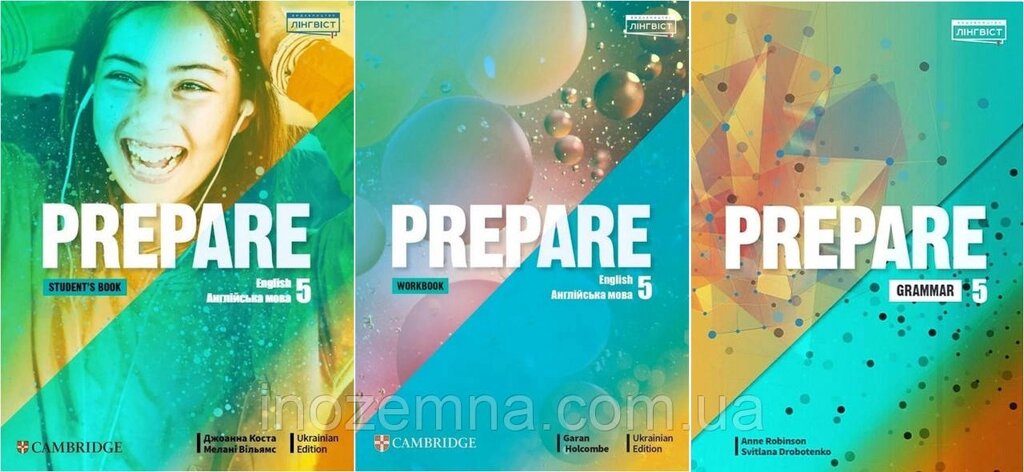 Prepare for Ukraine НУШ 5 Student's Book + Workbook + Grammar (підручник + робочий зошит + граматика) від компанії Inozemna - фото 1