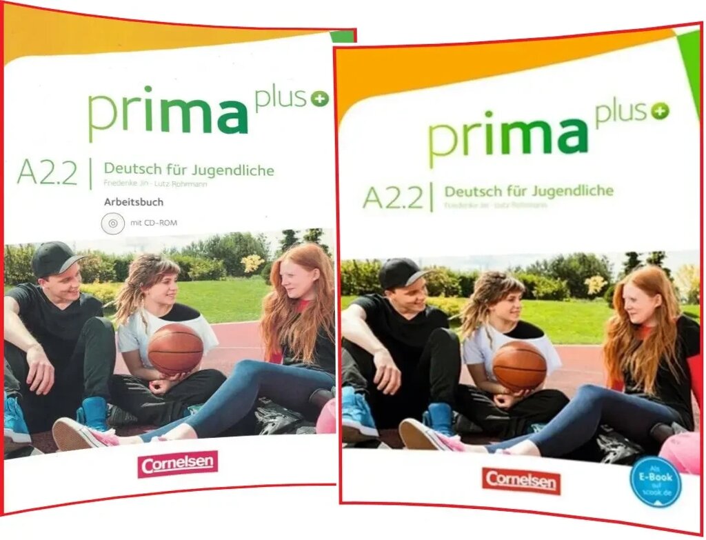 Prima plus A2.2 Schülerbuch + Arbeitsbuch (комплект) від компанії Inozemna - фото 1