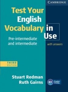 Test Your English Vocabulary in Use 3rd Edition Pre-intermediate Book with answers від компанії Inozemna - фото 1