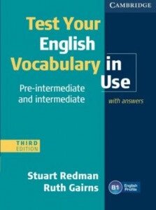 Test Your English Vocabulary in Use 3rd Edition Pre-intermediate Book with answers