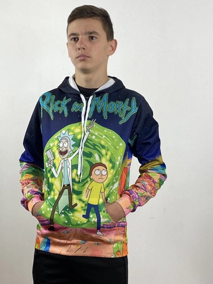 3D Футболка Rick and Morty чоловіча від компанії VanMagic - фото 1