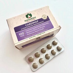 Кардімап Махаріші аюрведа, 100 пігулок, Maharishi Ayurveda Cardimap