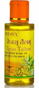 Патадджі Масажна Олія Теджас Тайлум Tejus Tailum Oil Patanjali — для голови та тіла, 100 мл.