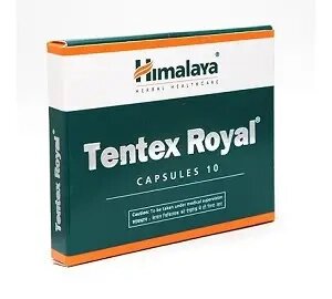 Хімалая Тентекс Роял, 10 капсул, підтримка чоловічого здоров'я, Himalaya Tentex Royal