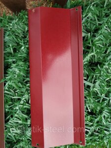 Ламелі для забору металевий Жалюзі 112мм колір 3005 вишневий глянець двосторонній 0,45 Корея