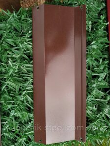 Ламелі для забору Жалюзі металевий 112мм колір 8017 коричневий глянець двосторонній 0,45 Корея