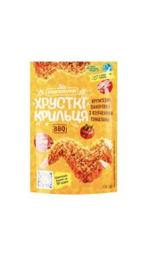 Паніровка Приправка Крильця хрусткі BBQ з копченими томатами 120г