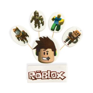 Набір прикрас на торт декор із гри Роблокс Roblox  для хлопчиків в Харківській області от компании Сяйво