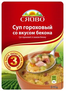 Суп Гороховий зі смаком бекону 60гр ТМ СЯЙВО