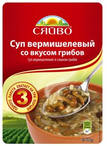 Суп вермішелевий зі смаком Грибов 60гр ТМ СЯЙВО