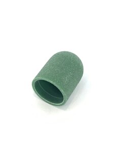 Ковпачки абразиву для педикюру, 13*19 мм,150, green 1 шт.