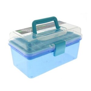Пластикова валіза для зберігання і транспортування інструментів, blue, маленька BX-03