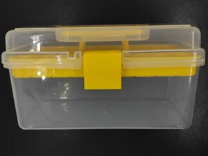 Пластикова валіза для зберігання і транспортування інструментів, Yellow, маленька BX-02