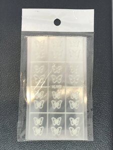 Пластиковий трафарет для нігтів NL013