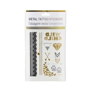 Тату наклейка для тіла Metal Tattoo Stickers YS-03