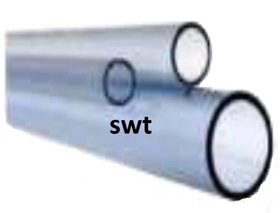 Труба прозора PVC-U D. x1.5x3000 від компанії SWT - фото 1