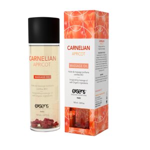 Масажне масло EXSENS Carnelian Apricot (бадьорить з сердоліком) 100мл, натуральне