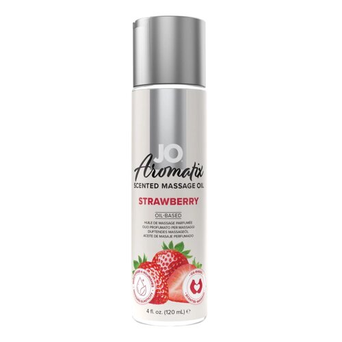 Масажна олія System JO Aromatix — Massage Oil — Strawberry 120 мл