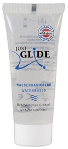 Нейтральний лубрикант на водній Just Glide Waterbased для чутливої шкіри, 20 мл