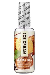Оральний гель лубрикант EGZO AROMA GEL - Ice Cream 50 мл. Їстівна змазка для орального сексу