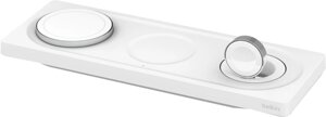 Бездротове зарядний пристрій Belkin 3in1 MagSafe PRO White (WIZ016VFWH)