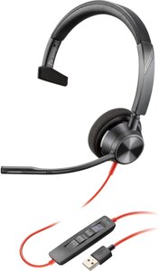 Гарнітура HP Poly Blackwire 3310 Microsoft Teams Certified USB-A Headset (767F6AA)