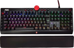 Клавіатура AOC AGK700 gaming RGB USB cherry red switch (AGK700DR2r)