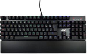 Клавіатура AOC GK500 gaming RGB USB outemu red switch (GK500DR2r)