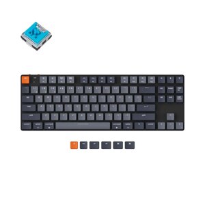 Клавіатура keychron K1se 87key, gateron blue, BT/USB-A (K1sea2_keychron)