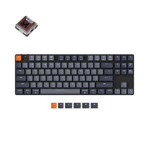 Клавіатура keychron K1se 87key, gateron brown, BT/USB-A (K1sea3_keychron)