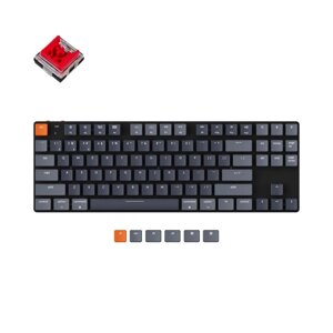 Клавіатура keychron K1se 87key, gateron red, BT/USB-A (K1sea1_keychron)