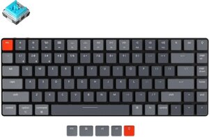 Клавіатура Keychron K3 84 Key Low Profile Hot-Swap Optical RGB Blue (K3E2_KEYCHRON)