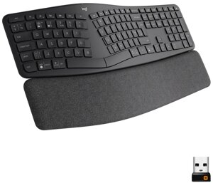 Клавіатура Logitech ERGO K860 Bluetooth/Wireless UA Black (920-010108)