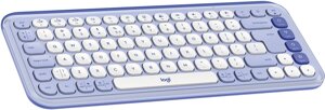 Клавіатура Logitech POP Icon Keys Bluetooth UA Lilac (920-013074)