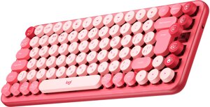 Клавіатура Logitech Pop Wireless Heartbreaker Rose (920-010737)