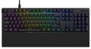 Клавіатура NZXT Function RGB Gateron Linear Red Switches ENG (KB-1FSUK-BR) USB Matte Black