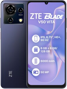 Мобільний телефон ZTE Blade V50 Vita 6/128GB Black