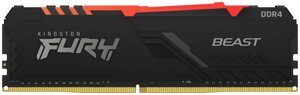 Модуль памяти Kingston DDR4 8GB 3600 MHz Fury Beast RGB Fury (ex. HyperX) (KF436C17BBA/8)