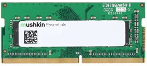 Модуль памяти mushkin sodimm DDR4 16GB 3200 mhz essentials (MES4s320NF16G)