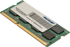 Модуль памяти patriot SO-DIMM DDR3 8GB 1600mhz (PSD38G1600L2s)